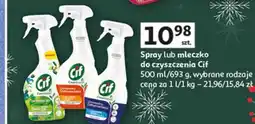 Auchan Mleczko do czyszczenia spring fresh Cif Max Power 3 Action oferta