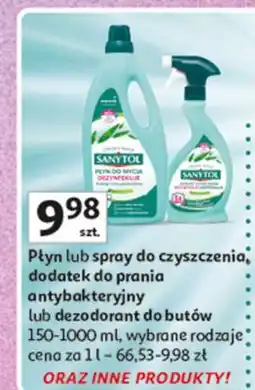 Auchan Płyn dodatek dezynfekujący do prania Sanytol oferta