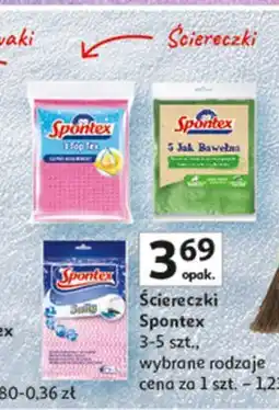 Auchan Ściereczki sally Spontex oferta
