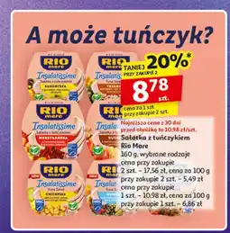 Auchan Sałatka z tuńczykiem texana Rio Mare Insalatissime oferta