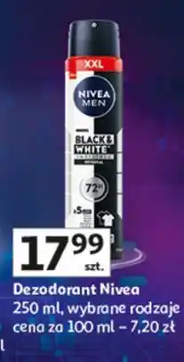 Auchan Antyperspirant original Nivea Men Invisible Black & White oferta