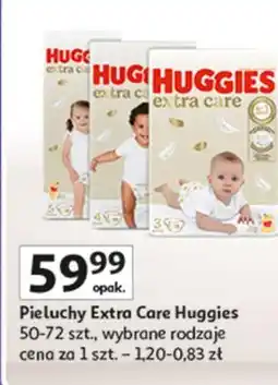Auchan Pieluszki 3 Huggies Extra Care oferta