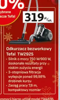 Auchan Odkurzacz swift power cyclonic tw2925 Tefal oferta