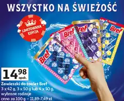 Auchan Zawieszka do wc lawenda Bref Color Aktiv (Wcześniej Blue Active) oferta