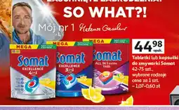 Auchan Tabletki do zmywarek lemon & lime Somat All In 1 oferta