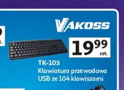 Auchan Klawiatura tk-103 Vakoss oferta