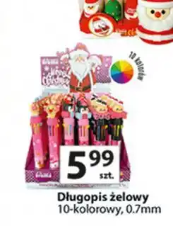 Auchan Długopis żelowy 10-kolorowy Erema oferta