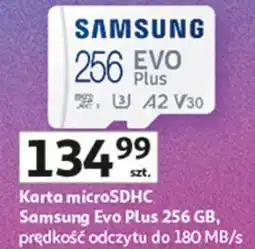 Auchan Karta pamięci pro plus 256gb Samsung oferta