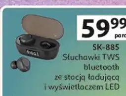 Auchan Słuchawki sk-885 czarne Vakoss oferta