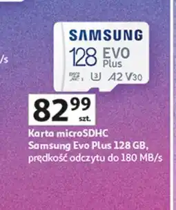 Auchan Karta pamięci evo plus microsdxc 128gb Samsung oferta