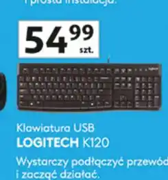 Auchan Klawiatura k120 Logitech oferta