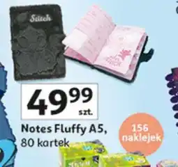Auchan Notes fluffy a5/80 Coolpack oferta