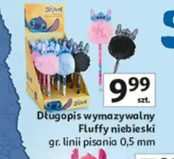 Auchan Długopis wymazywalny fluffy stitch niebieski oferta