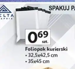Auchan Foliopak kurierski 35 x 45 cm Delta (Piśmieniczy) oferta