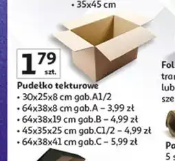 Auchan Pudełko tekturowe gab. c 1/2 45 x 35 25 cm oferta