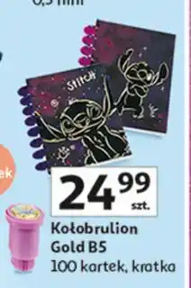 Auchan Kołobrulion b5/100 k gold stitch Patio oferta