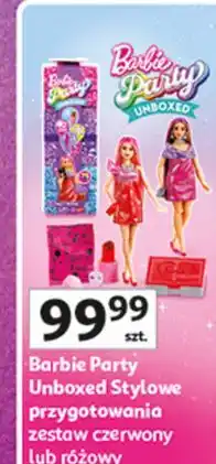 Auchan Lalka barbie glam party stylowe przygotowania Mattel oferta