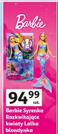 Auchan Barbie świecąca syrenka Mattel oferta