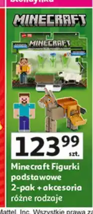 Auchan Figurka minecraft + akcesoria Mattel oferta
