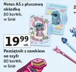 Auchan Pamiętnik zamykany na szyfr oferta