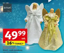 Auchan Czub choinkowy anioł 40 cm Actuel oferta