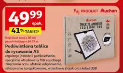 Auchan Tablica podświetana do rysowania a3 Auchan oferta