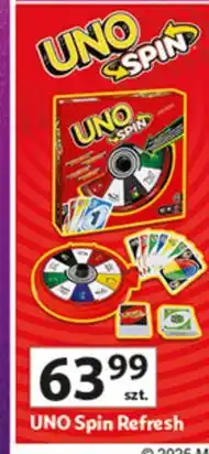 Auchan Gra uno spin refresh Mattel oferta