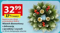 Auchan Wianek diamentowy jarzębina/szyszka oferta
