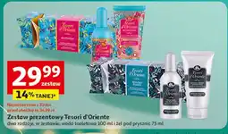 Auchan Zestaw w pudełku ayurveda: woda toaletowa 100 ml + żel pod prysznic 75 Tesori D'oriente oferta