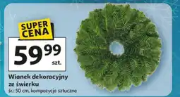 Auchan Wianek dekoracyjny ze świerku 50 cm oferta