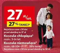 Auchan Koszula niemowlęca 68-104 oferta