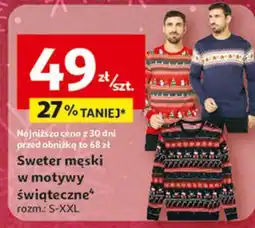 Auchan Sweter męski s-xxl oferta