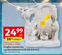Auchan Szopka ceramiczna led oferta