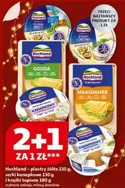 Auchan Ser topiony śmietankowy Hochland oferta