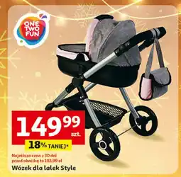 Auchan Wózek dla lalek style One Two Fun oferta