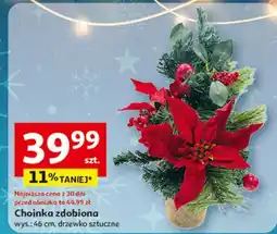 Auchan Choinka zdobiona 46 cm oferta