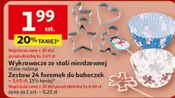 Auchan Foremki do babeczek oferta