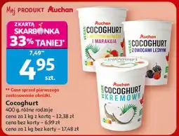 Auchan Cocoghurt z brzoskwiniami i marakują Auchan Różnorodne (Logo Czerwone) oferta