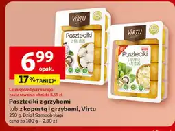 Auchan Paszteciki z kapustą i grzybami Virtu oferta
