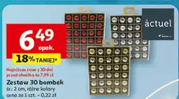 Auchan Bombki 2 cm Actuel oferta