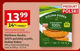 Auchan Kiełbasa śląska Dolina Dobra oferta