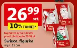 Auchan Świeca miś polarny 11 cm oferta