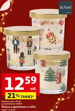 Auchan Świeca zapachowa w szkle Actuel oferta