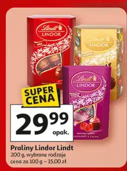 Auchan Bombonierka raspberry & cream Lindt Lindor oferta