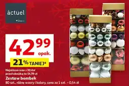 Auchan Bombki choinkowe Actuel oferta