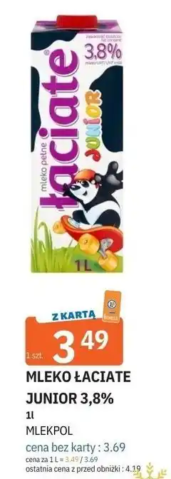 Mleko junior 3.8% Łaciate