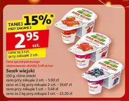 Auchan Serek wiejski z jagodami Piątnica Wiejski oferta