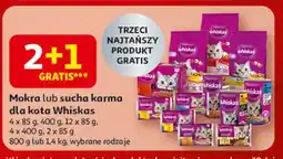 Auchan Karma dla kota z łososiem Whiskas Sterile oferta