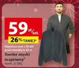 Auchan Sweter męski s-3xl oferta