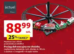 Auchan Pociąg dekoracyjny na choinkę Actuel oferta